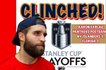 Aaron Ekblad, Panthers Postgame: Florida Clinches Playoff Spot Despite Loss