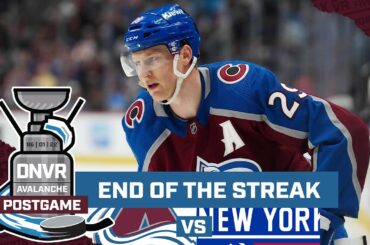 Colorado Avalanche get a point but Nathan MacKinnon does not in loss to New York Rangers