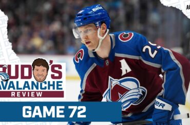 Win Streak Dies But MacKinnon's Point Streak Lives | Avalanche Review Game 72