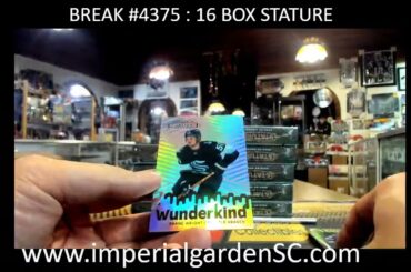 BREAK #4375  : 16 BOX 2022-23 #upperdeck  STATURE  HOBBY NHL HOCKEY BOX CASE BREAK