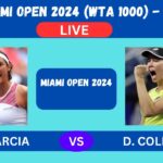C. GARCIA vs D. COLLINS - MIAMI OPEN 2024 QF (WTA 1000) - LIVE - PLAY-BY-PLAY-LIVESTREAM-TENNIS TALK