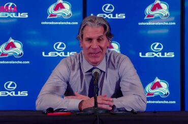 Nate's streaks SNAPPED | Jared Bednar Postgame Interview | Avalanche vs Rangers