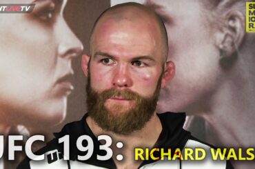 UFC 193: Richard Walsh Emotional Post-Fight Interview