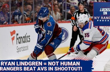 Ryan Lindgren is BACK!! Rangers take down Avs in shootout! Kaapo Kakko has best shift of NHL career!