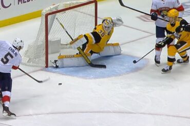 Jarry shuts the door with miraculous blocker save