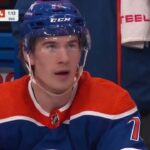 Ryan McLeod of the Edmonton Oilers scores 10th goal of 2023-2024 NHL season vs Penguins 03-03-2024