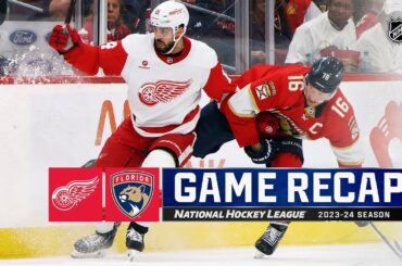 Red Wings @ Panthers 3/30 | NHL Highlights 2024