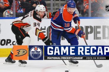 Ducks @ Oilers 3/30 | NHL Highlights 2024
