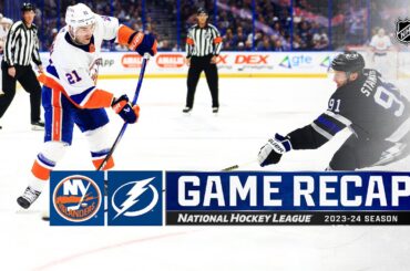 Islanders @ Lightning 3/30 | NHL Highlights 2024