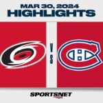 NHL Highlights | Hurricanes vs. Canadiens - March 30, 2024