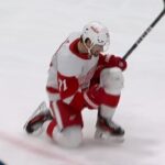 Red Wings' Dylan Larkin Puts Home One-Timer For Late Tying Goal vs. Panthers