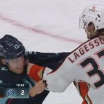 Brandon Tanev Drops The Gloves With William Lagesson