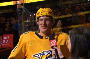 Michael McCarron PostGame Interview | San Jose Sharks vs Nashville Predators