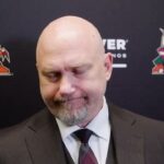 3/30/24 Crouse and Head Coach André Tourigny Speak to the Media Following Today's Game vs NY Rangers