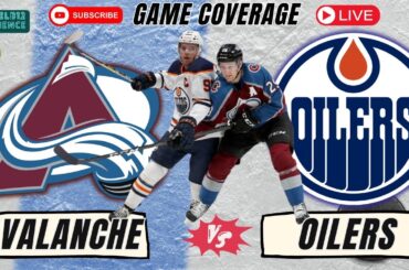 Live Stream: Colorado Avalanche vs Edmonton Oilers Live NHL Game Audio Watch party!