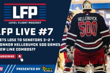 Winnipeg Jets Lose to Senators 3-2, Connor Hellebuyck Plays in 500th Game | LFP Live #7