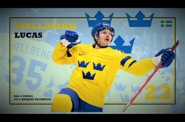 Lucas Wallmark (#23) ● ALL 5 Goals 2022 Beijing Olympics - Highlights (HD)