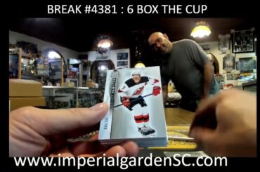 BREAK #4381: 6 BOX 2021-22 #upperdeck THE CUP #Exquisite  NHL HOCKEY BOX CASE BREAK