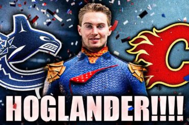 CANUCKS ARE 1ST IN THE NHL AGAIN: NILS HOGLANDER DOMINATION AGAINST THE FLAMES