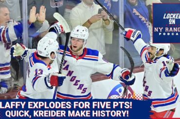 Lafreniere goes off for FIVE-POINT NIGHT!! Quick makes history! Kreider hits 300-goal mark... twice!