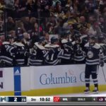 Kirill Marchenko scores a goal for the Penguins / 30.03.2024