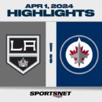 NHL Highlights | Kings vs. Jets - April 1, 2024