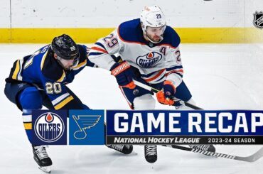 Oilers @ Blues 4/1 | NHL Highlights 2024