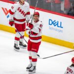 Evgeny Kuznetsov salutes crowd after emotional tribute in return to Capital One Arena