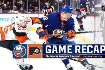 Islanders @ Flyers 4/1 | NHL Highlights 2024