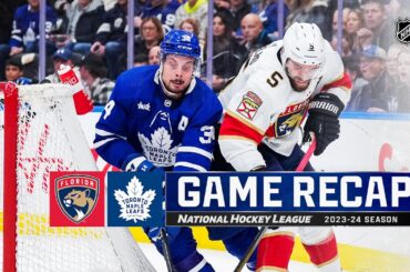 Panthers @ Maple Leafs 4/1 | NHL Highlights 2024