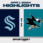 NHL Highlights | Kraken vs. Sharks - April 2, 2024