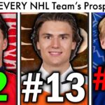 Ranking EVERY NHL Prospect Pool, WORST TO BEST! (Top NHL Prospects Rankings/News/Trade Rumors)
