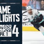 Seattle Kraken at San Jose Sharks | 4/01 Game Highlights