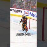 NHL GOALIE IMPRESSIONS | Dustin Wolf (🐐 + 🐺) #goalies #nhl #hockey