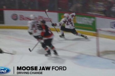 Warriors Goal 5 by #29 Kjell Kjemhus Moose Jaw Ford - Your peopl