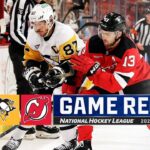 Penguins @ Devils 4/2 | NHL Highlights 2024