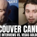 Rick Tocchet & Quinn Hughes Respond to Vancouver Canucks vs. Vegas Golden Knights: "Look Inwards"