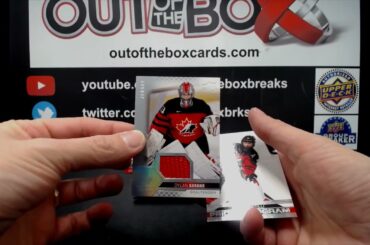 Out Of The Box Group Break #12645 2022 TEAM CANADA JUNIORS 2 BOX LETTER RANDOM