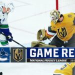 Canucks @ Golden Knights 4/2 | NHL Highlights 2024