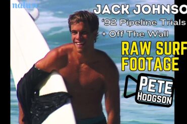 17-Year-Old Jack Johnson and Legends SURF '92 PIPE HAWAIIAN TRIALS + OTW Free Surf