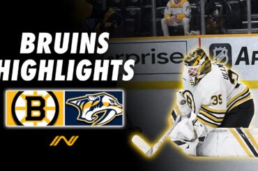 Bruins Highlights: Best of Boston's Dominant Performance Against Nashville