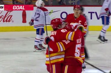 Daniil Miromanov's rebound goal vs Canadiens (16 mar 2024)