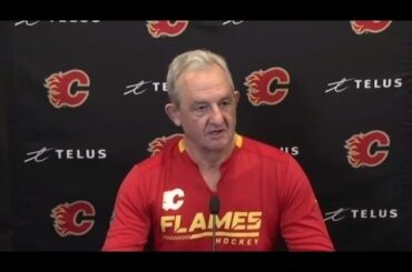 Flames Head Coach Darryl Sutter On Elias Lindholm