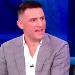 TNT guys talking about the same team fight between #8 B. Chiarot & #23 L. Raymond. Of the Red Wings