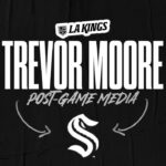 Forward Trevor Moore | 04.04.24 LA Kings win over Seattle Kraken | Postgame Media