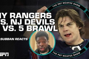 'This is great for the game' 🗣️ - PK Subban on Rangers-Devils brawl & rivalry | The Pat McAfee Show