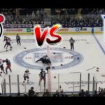 NJ Devils NY Rangers FIGHT NIGHT Opening Faceoff LINE BRAWL Rempe vs. MacDermid Game Recap 4/3