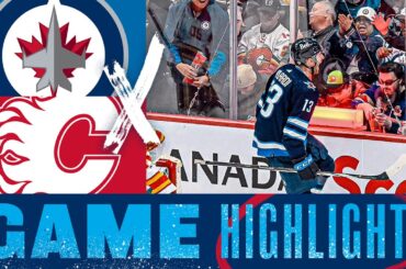 Winnipeg Jets vs. Calgary Flames - Game Highlights