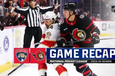 Panthers @ Senators 4/4 | NHL Highlights 2024