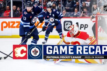 Flames @ Jets 4/4 | NHL Highlights 2024